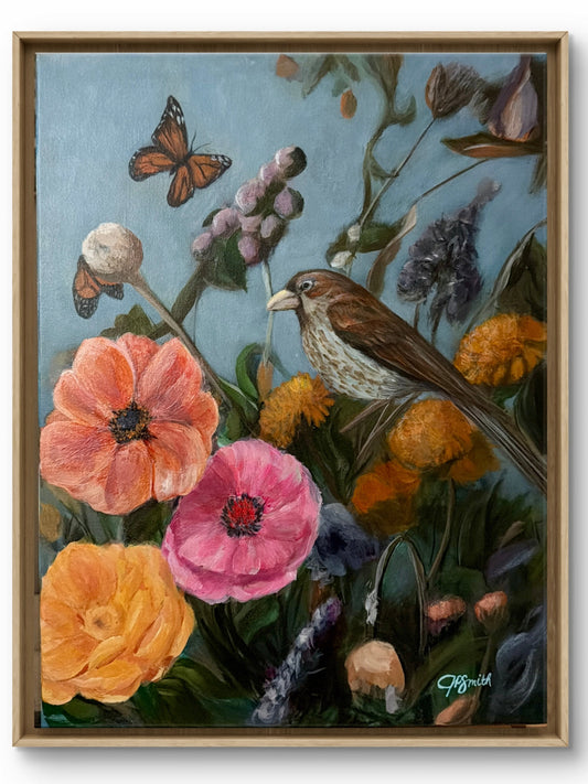 Botanical Study in Acrylic