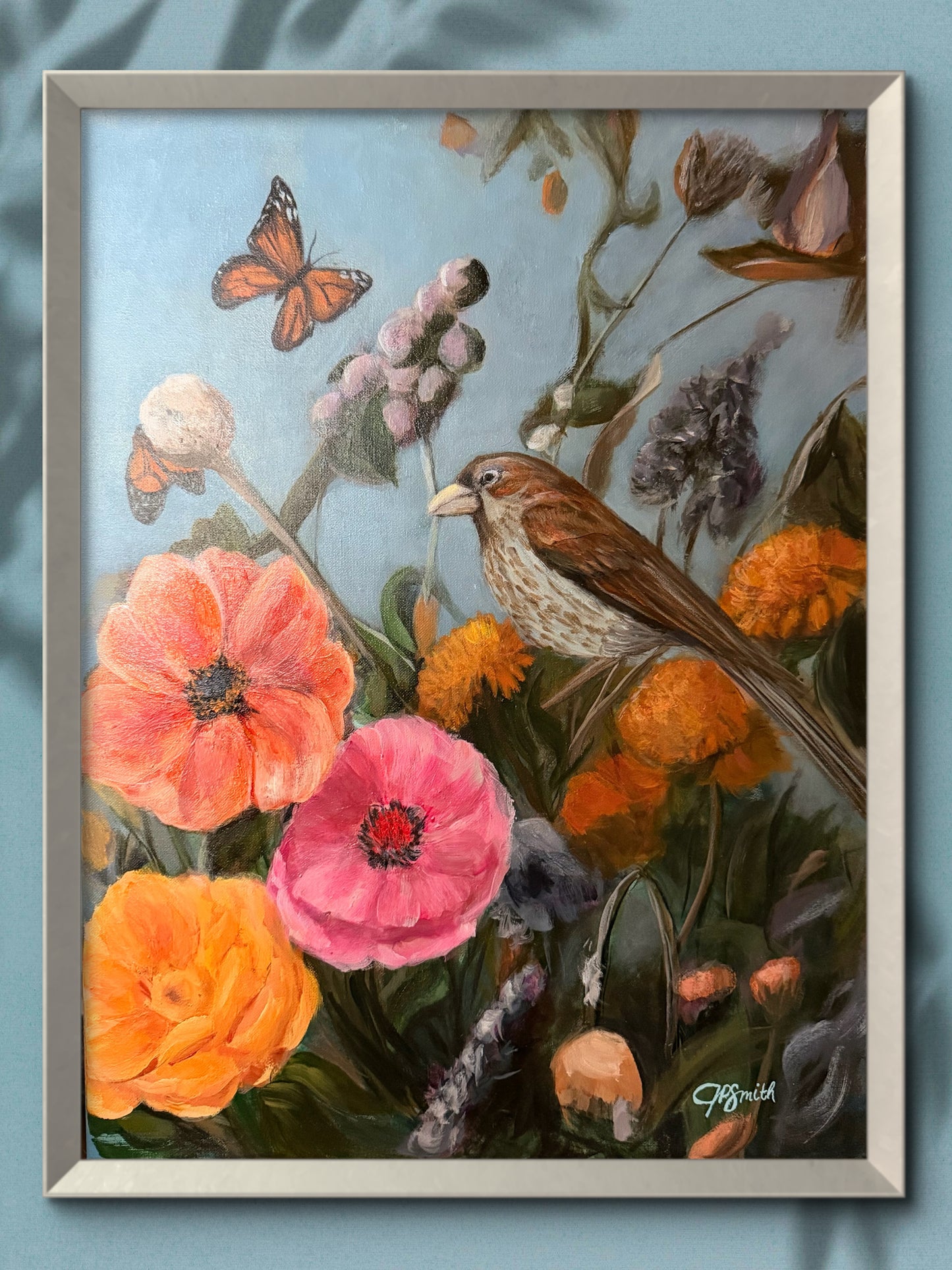 Botanical Study in Acrylic